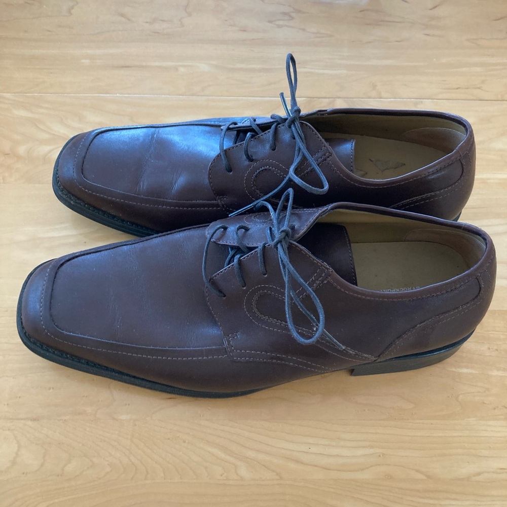 Capital by Rockport dark brown men leather shoes size 12
